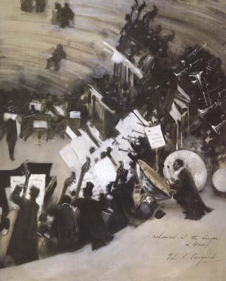 John Singer Sargent Rehearsal of the Pasdeloup Orchestra at the Cirque d'Hiver (mk18) France oil painting art